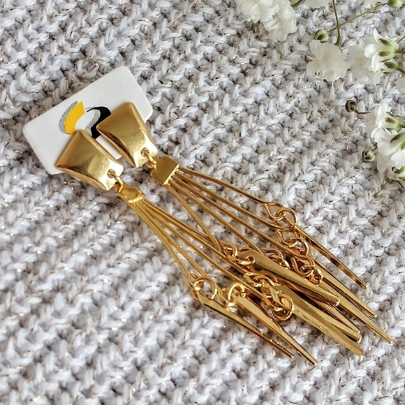 Cracco Jewelry New Gold Dangle Earrings Poshmark